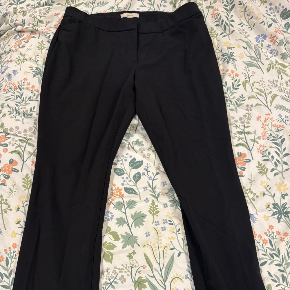 Lark & Ro Women's Classic Black Trousers